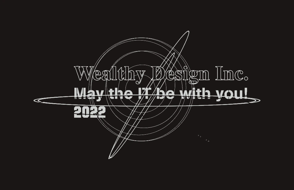 2022年度のWealthy DesignテーマTシャツ右胸デザイン