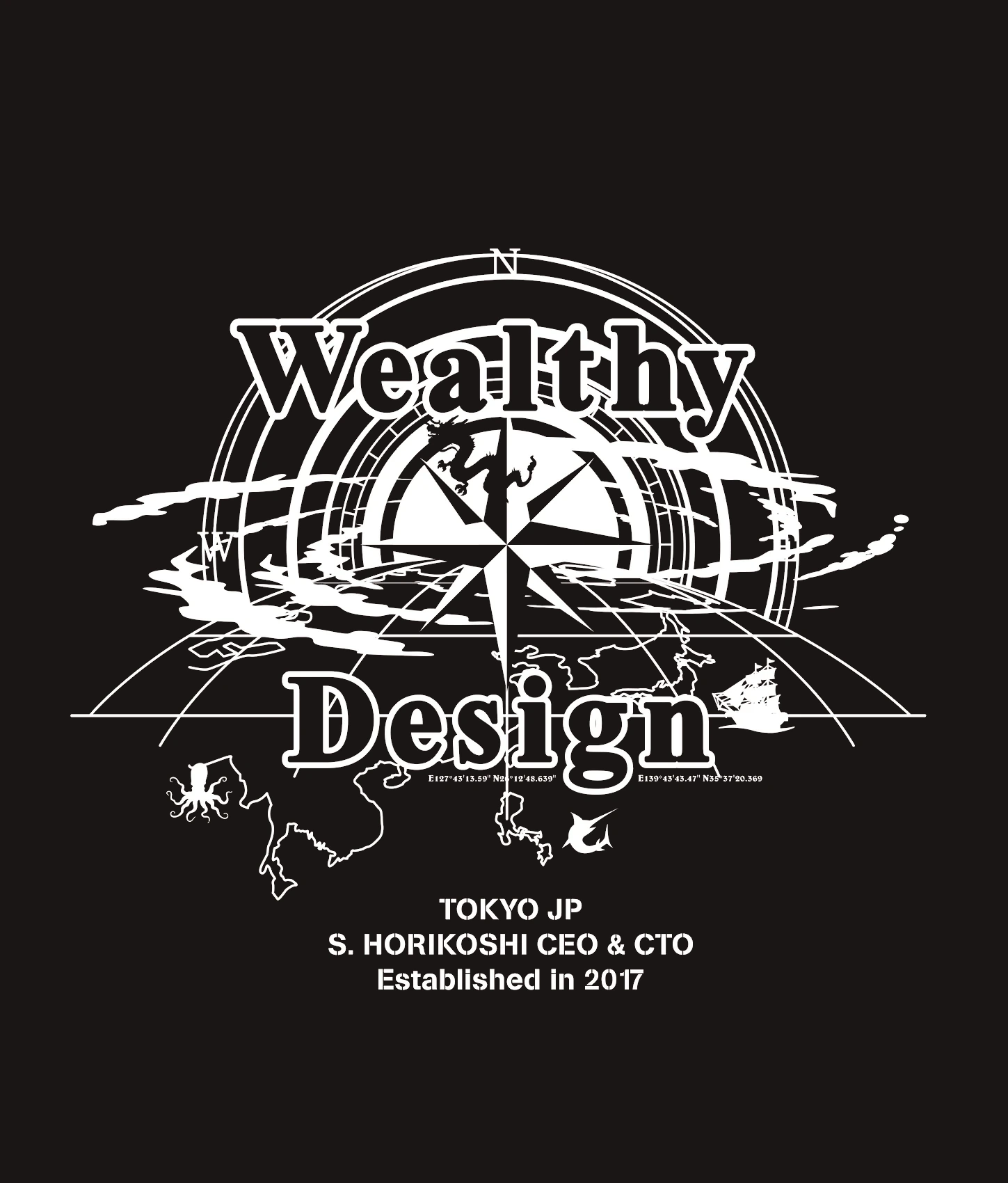 2024年度のWealthy DesignテーマTシャツ背面デザイン