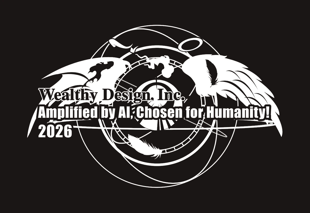 2026年度のWealthy DesignテーマTシャツ右胸デザイン